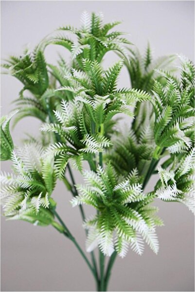 DEFNE DECOR Yapay Çiçek Beyaz Mini Sıkas Demeti 5 dallı