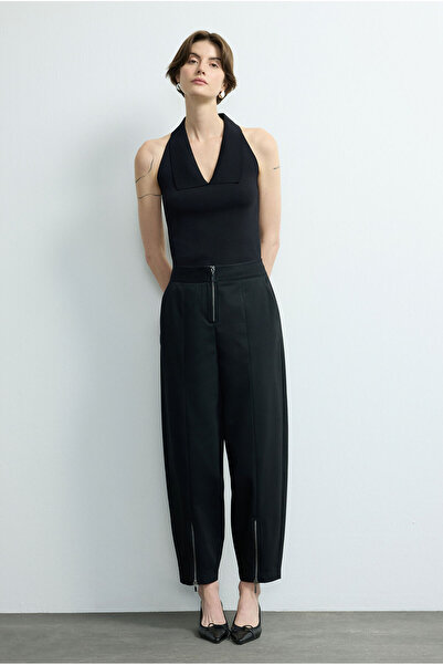 Love My Body Moda Tutkusu Fermuar Detaylı Pantolon