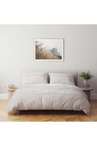 Menderes Home Cotton Collection Double Duvet Cover Set Clair