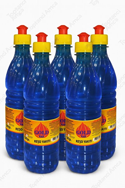 Toptancı Amca Osmanlı Ocak Yakıtı Ateş Tutuşturma Jeli Gold Reşo Yakıt 0.5 Litre 5 Adet