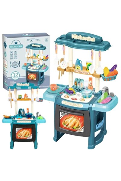 MAKSIK Interactive kitchen set, Maksik, table with sink, 32 accessories, 51.5x12x42cm