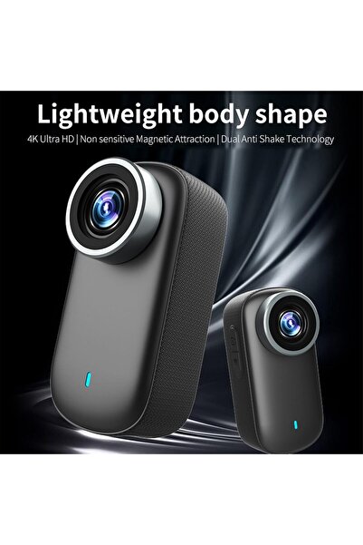Generic 4K Mini Body Camera with WiFi, Wide-Angle Lens & Magnetic Mount