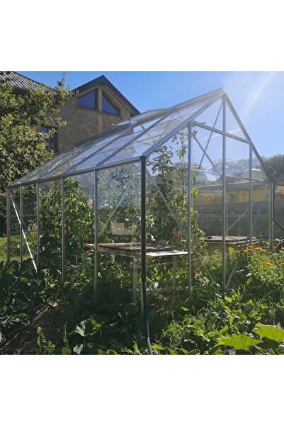 OEM Hobby Greenhouse ARVI 8.10 m² - Aluminium Structure, 3mm Safety Glass