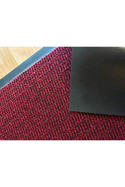 DEKOSET 90 X 150 cm Burgundy Doormat Non-Slip Base (Door Front Moisture Absorbing Mat)