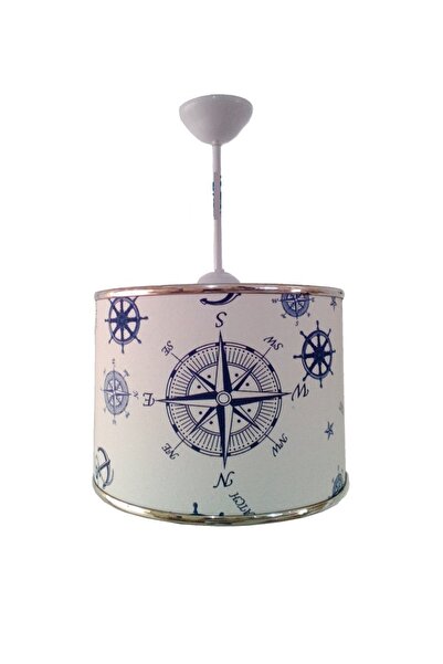 Genel Markalar Pusulalı Denizci Kumaş Kaplama Çocuk Odası Genç Ve Bebek Odası...