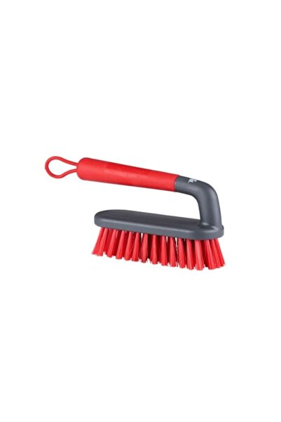 DİRT DEVIL universal hand brush with handle, 21.5 x 5 x 9.5 cm, red/gray