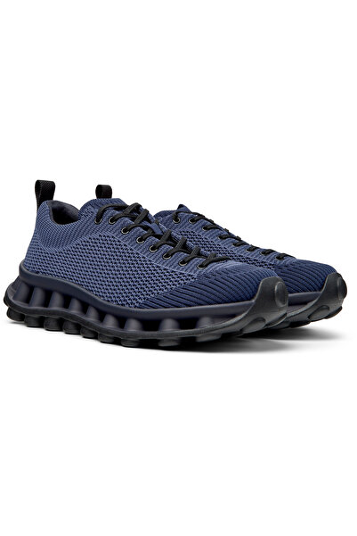 CAMPER Women Navy Fabric Double Cushioned Extra Comfortable Lace-Up Sport Shoes SUNNEI-PELOTISSIMA