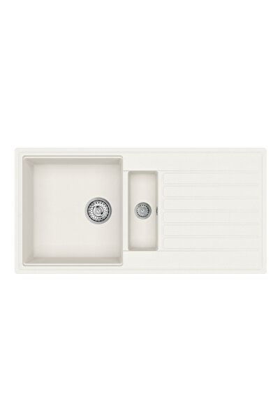 Teka CLIFF 60 B-TQ TEZGAH ÜSTÜ BEYAZ GRANİT EVİYE