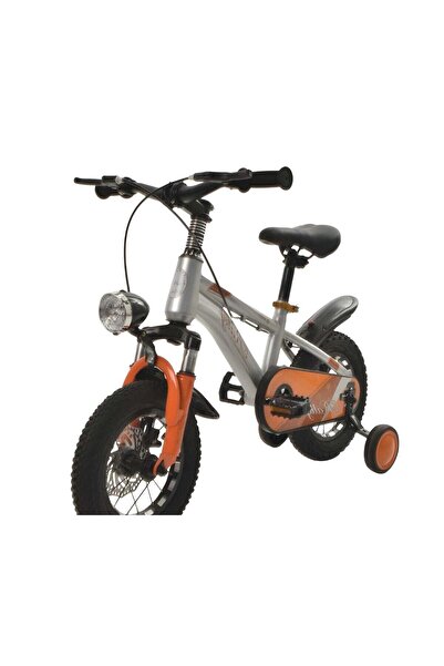 Rally 12 Inch Kids Bike with Detachable Training Wheels & Headlight