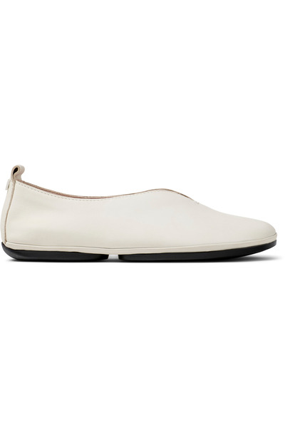 CAMPER Women White Genuine Leather Classic Flat Loafer Comfortable Light Sole Daily RightNina