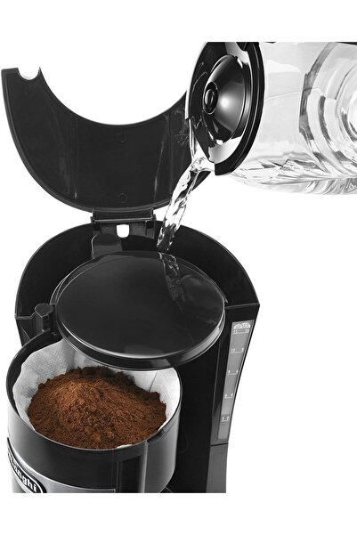De'Longhi Delonghi Coffee Machine Up To 15 Cup Americano Maker, 900W, 40 Min Auto Shut Off, REUsable Filter, A