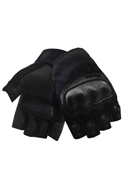 Vexo Santa 2 Yazlık Motosiklet Eldiveni Siyah