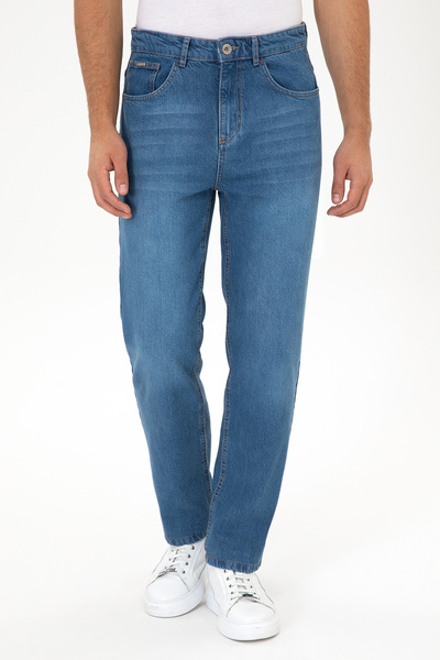 U.S. Polo Assn. Men's Blue Loose Fit Jean Trousers 50308292-Dn0022