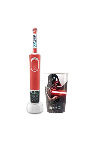 Oral-B Star Wars Electric Toothbrush for Children, 2D Cleaning, 2 Modes, 1 Brush Head, 4 Stickers, C