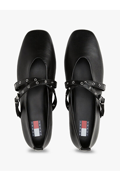 Tommy Hilfiger Kadın Siyah Babet