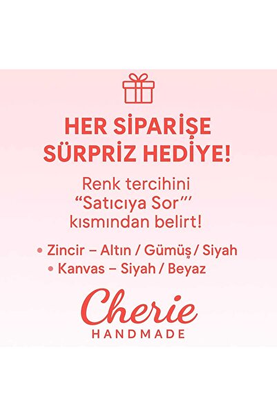 cherie handmade makrome ipli kanvas çanta yapım kiti - - DIY el yapımı çanta seti çanta kanvası seti