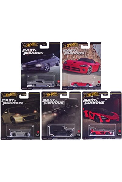 HOT WHEELS Premium F&F - 2024 5 li Set - HNW46-956J