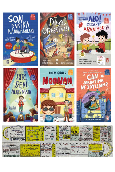 Timaş Çocuk Psikoloji Kitaplığı 6 Kitap Set / Son Dakika Kahramanları + Can S...