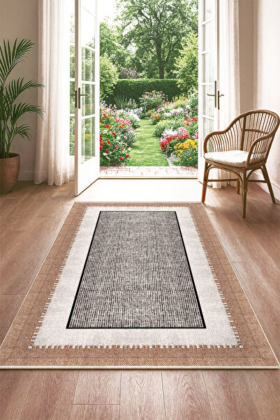Olverno Home Makinede yıkanabilir kaymaz taban leke tutmaz dijital mutfak hal...