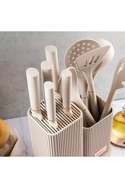 Klausberg 12-piece set of utensils and knives with chopper and stand KB 7935