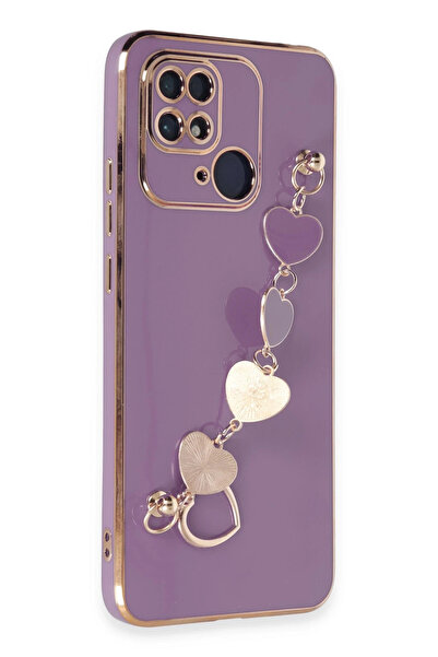 NewFace Xiaomi Redmi 10C Compatible Case Esila Silicone - Purple ZNGZR