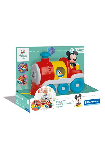 CLEMENTONI Locomotiva cu forme de sortat Baby Disney Mickey