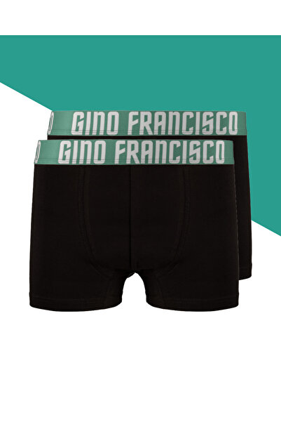 Gino Francisco YEŞİL Pamuklu 2'li Erkek Boxer - Mood Collection