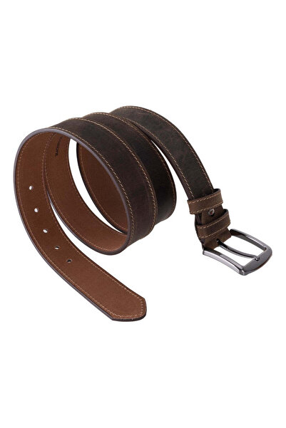 BloominBag Bloombelt Espresso Brown Genuine Leather Men's Belt-130Cm