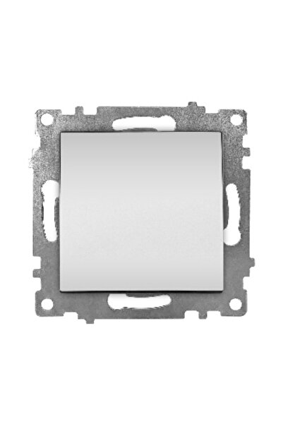 Klaus 10 Bucati, Intrerupator Simplu Fara Rama Aluminiu, KE01301W (10/120)