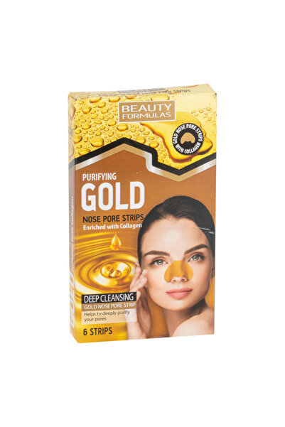 Generic Brand Beauty Formula Gold Nose Pore Strips 6'S