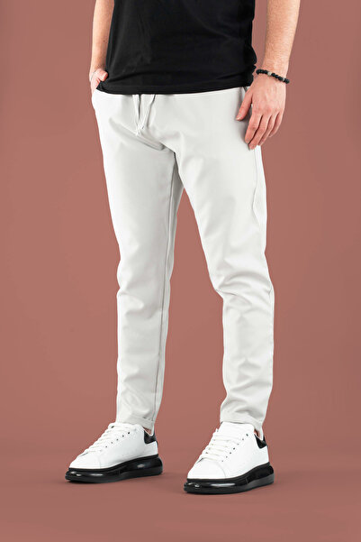 bombe Чоловічі штани джоггер штани еластична талія шнурок бавовна зручні штани бойфренд