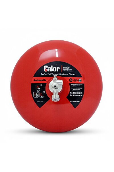 ÇAKIR Yangın Söndürme sistemleri 6 Kg TOZLU Tavan Tipi Sprinkli Otomatik Söndürme Sistemi YANGIN TÜPÜ