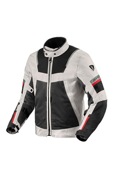 Revit REV'IT! Tornado 4 H20 Korumalı 4 Mevsim Motosiklet Montu Gri-Siyah