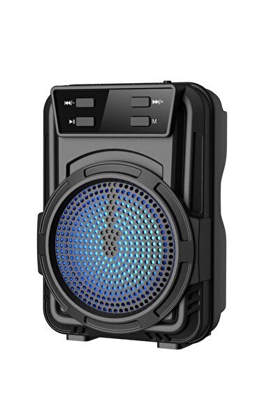 SmartElectro Boxă Bluetooth Portabilă cu Radio FM, Redare USB/TF și Reîncărcabilă – Negru