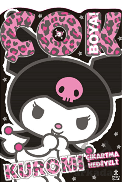 Doğan Çocuk Kuromi - Çok Boya! Çıkartmalı Dev Boyama Kitabı