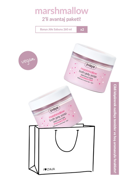 Ziaja Marshmallow Jel Banyo Sabunu 260 ml - Yumuşacık Temizlik ve Tatlı Kokul...