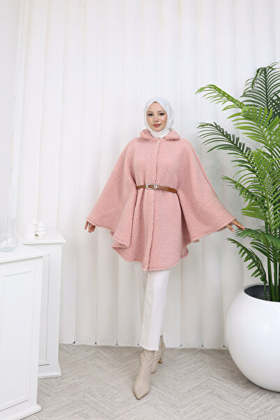 sorisso Single Button and Belted Poncho