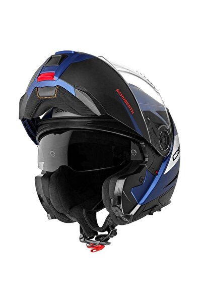 Schuberth C5 Çene Açılır Motosiklet Kaskı Eclpıse Blue