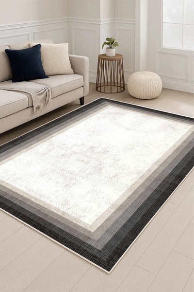 Olverno Home Makinede yıkanabilir kaymaz taban leke tutmaz dijital mutfak hal...