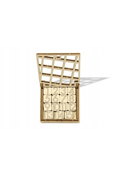 OEM Wooden.city 3D Puzzle, Board Game, 24 Pieces, Wood, Beige, Brown