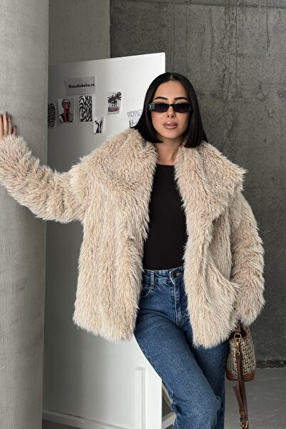 ALFUDO Moda Collection Soft Textured Fur Coat