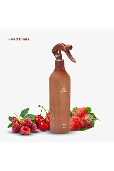 RAHAL بخاخ رحال الورد - معطر جو ومفروشات برائحة الفواكه الحمراء