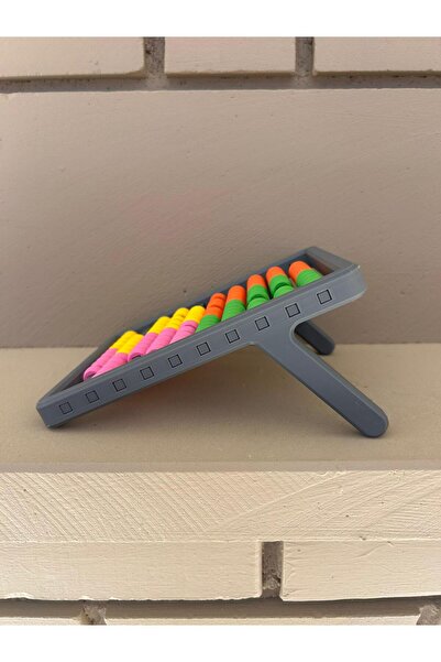 3D Dükkanı Multi-Colored Quality Abacus - 100 Beads - Colorful Abacus