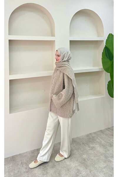 lurex moda Scarf Jacket