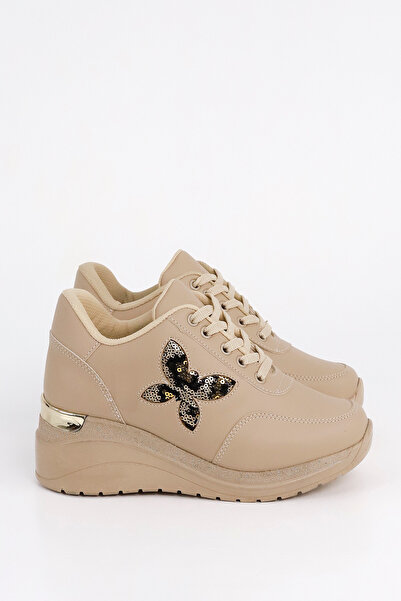 Mamito Ayakkabı Mdl 490 Butterfly Sequin Sneakers