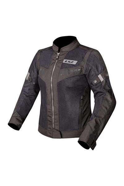 LS2 Blade Air Women's Protected Motorcycle Jacket Summer Black