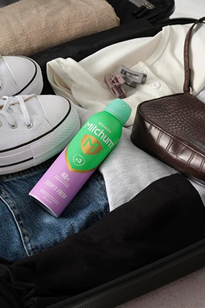 Mitchum مزيل عرق بخاخ ومضاد للتعرق للنساء بحماية ثلاثية من الروائح تدوم 48 سا...