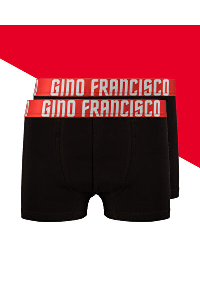 KIRMIZI Pamuklu 2'li Erkek Boxer - Mood Collection