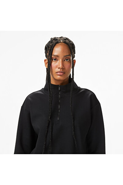 United 4 United4 Women's Black Half Zip Sweatshirt