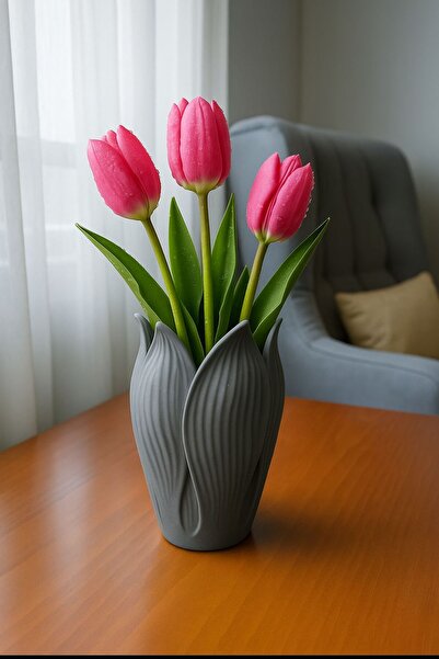 TIGEA Accessories Lotus 3D Modern Style Decorative Vase